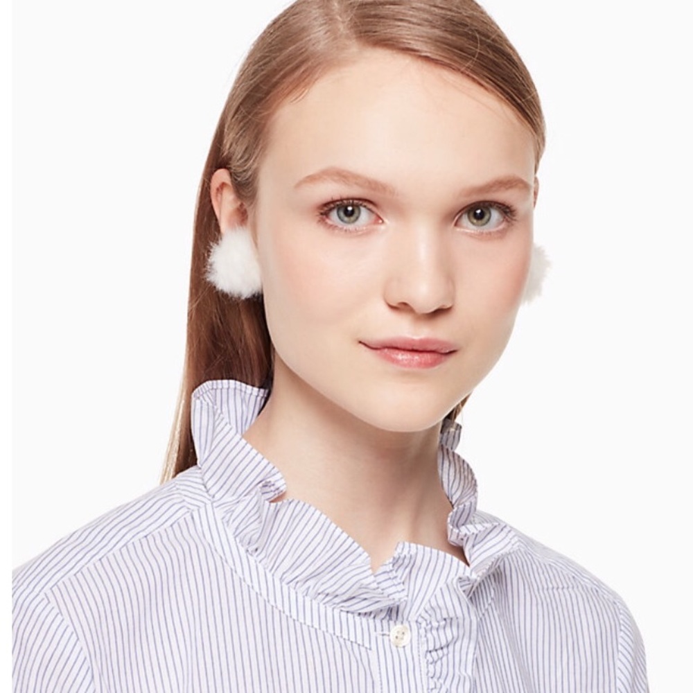 Kate Spade Bunny Rabbit Reversible Earrings - Picture 4 of 5